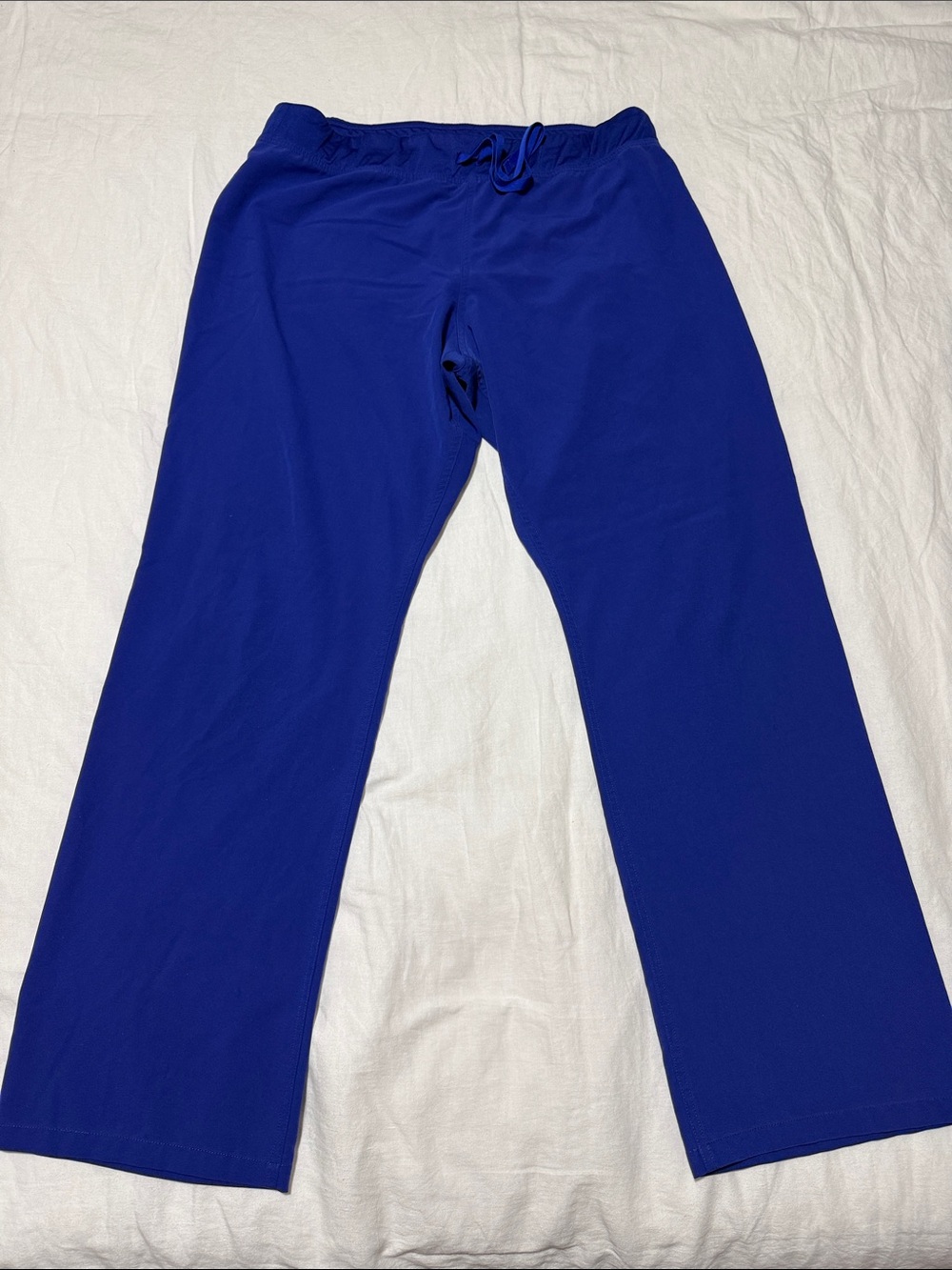 Figs Deep Royal Blue Scrubs, XL Casma Top, XLT Livingston Bottoms - Picture 3 of 8